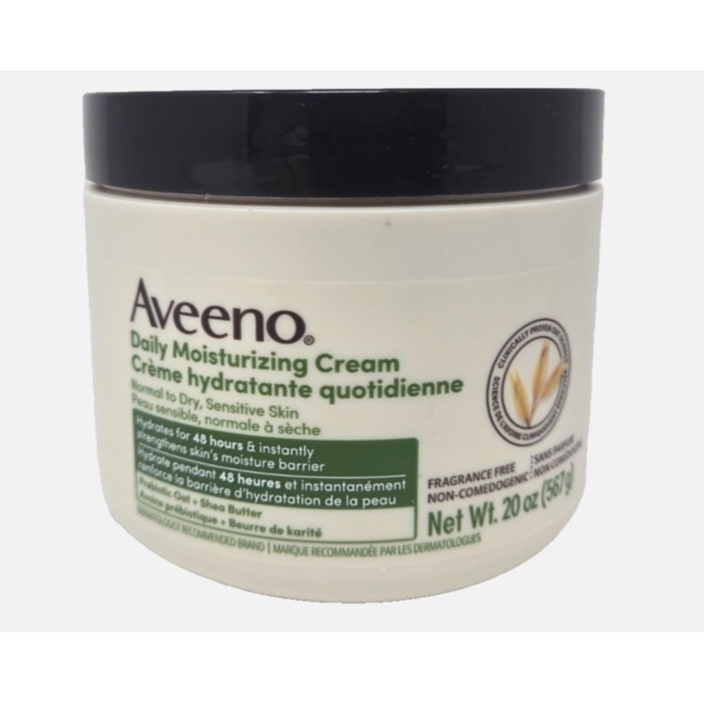 AVEENO Daily Moisturizing Cream, (Normal to Dry Sensitive Skin), 20 oz